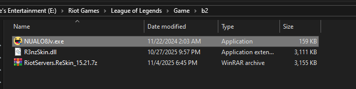 Hướng dẫn chạy lại file exe trong thư mục b2