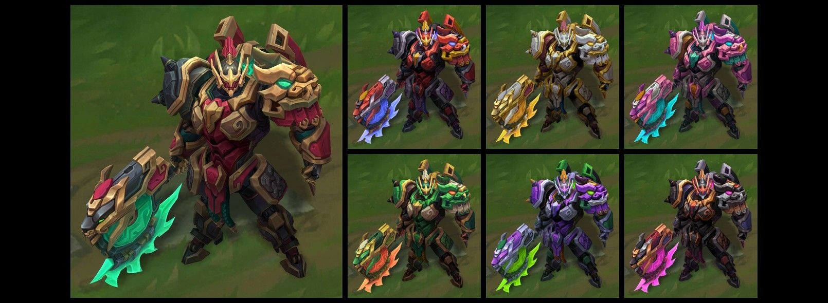 Mod Skin LOL - Darius Loạn Thế Thần Binh với 7 biến thể màu khác nhau trong bản cập nhật 25.22